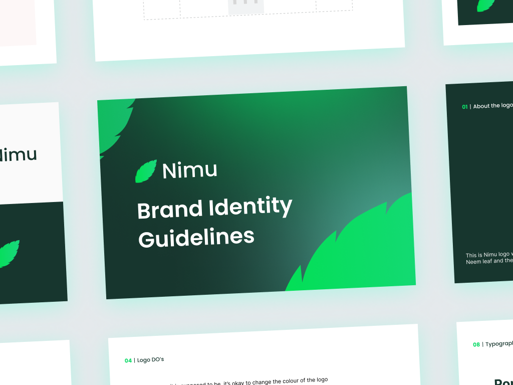 Nimu - Logo and Brand Guidelines by Neem Sutantio for Nimu Design on  Dribbble