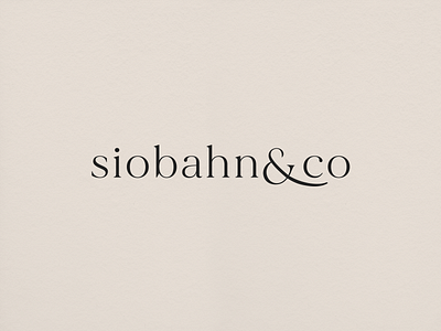 Siobahn&Co branding graphic design logo vector