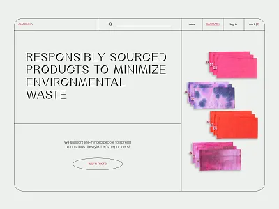 Main page of online shop Manduka online shop online store sport ux web design yoga