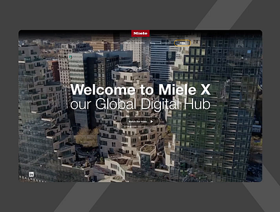 Miele X - Global Digital Hub agency benefits design desktop employees hr job jobs office our team our work team ui ux web design website