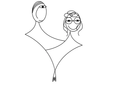 Hand in hand black and white design digital art illustration logo love