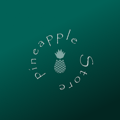 Pineapple Store Logo branding graphic design logo