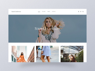 Avenue - Fashion Designer Template by Pixpa clean design designer fashion designer personal pixpa portfolio template ui ux website