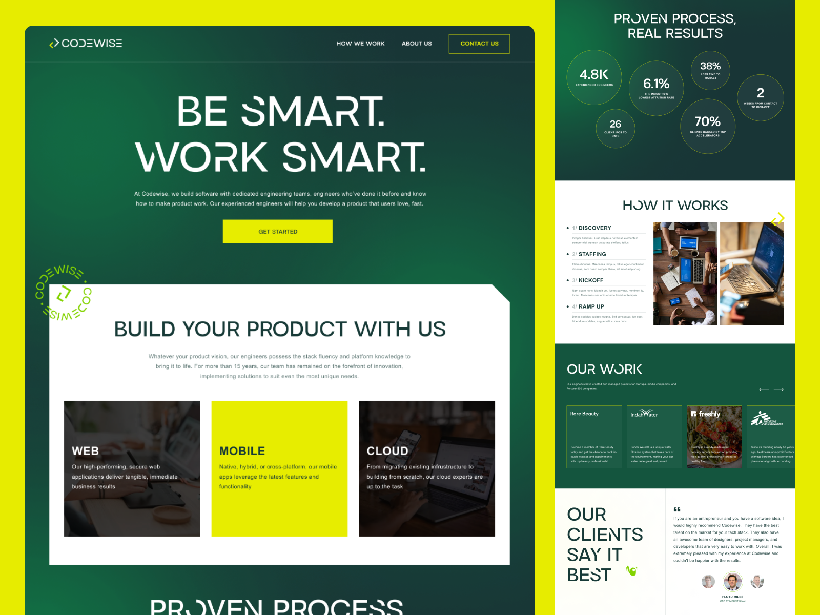 Example of Website UX/UI Design Or Redesign 