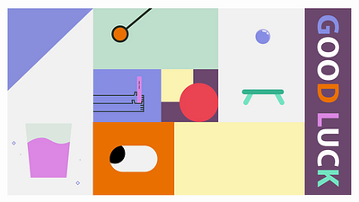 Squares animation illustration motion graphics