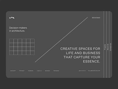 Cube: Architecture Agency 2021 animation architecture branding design graphic design landing page logo motion graphics ui ux vector