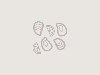 Oysters food icon icon design lemon oysters seafood shellfish