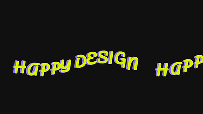 Happy Design animation branding motion graphics