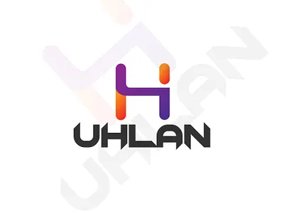 UHLAN MODERN LOGO app branding design design logo graphic design graphics design icon illustration letter mark logo logo logo concept logo design logo folio minimal logo modern logo ui ux vector vector logo