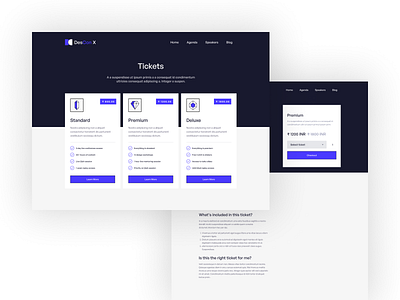 DesConX Landing Page Design concept conference design figma figmadesign landing page ui ux virtual virtual conference