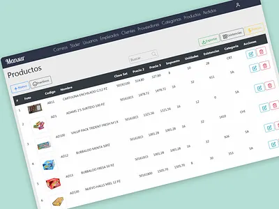 Mansur - Panel admin products
