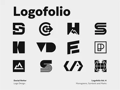 Logofolio Vol.4 athlete branding clothing logo logofolio mark minimal monogram negative space sports symbol technology