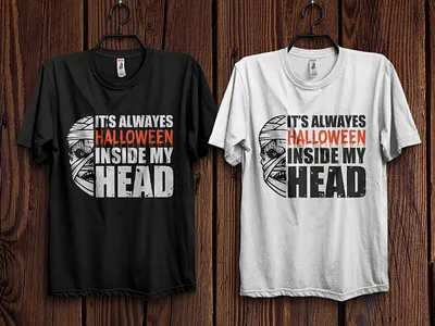 It's always Halloween inside my head t-shirt grunge