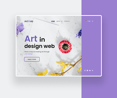 Landing Page design figma illustration landing page ui web