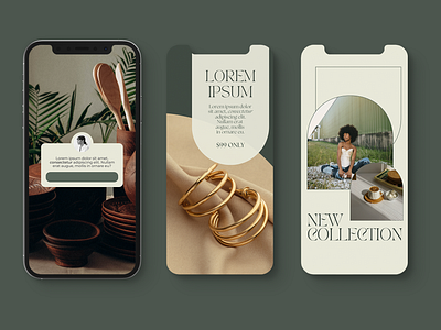 Aurora Social Media Story branding template canva design canva story template canva template instagram story instagram template mystory facebook post template poster small business social media kit social media post story template