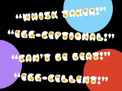 lil eggy font! egg font font free font freebies illustration type type design typography