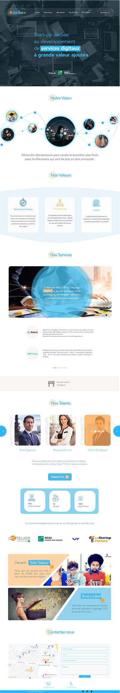 Digiserv website branding graphic design illustration ux website