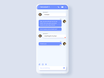 Messenger dailyui design mobile ui ui ux