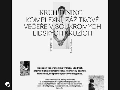 KRUH FINE DINING branding design landing page logo microsite product product design site typeface typography ui uidesign uiux ux uxdesign web webdesign