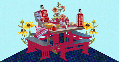 Bombay Bramble (3/3) alcohol bombay bombay bramble bombay sapphire booze collage digital collage gin liquor photoshop vinepair