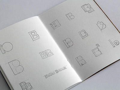 Better Brands Sketchbook agency brand brand creation brand guidelines brandbook branding clean design drawing graphic design helvetica logo logo creation logo design paper pencil sketch sketch book sketches