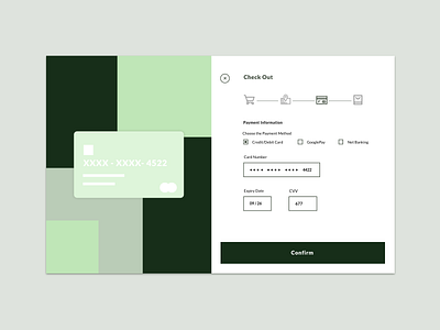 Daily UI Challenge 002 - Credit card check out page adobe xd daily ui dailyui day002 ui vector