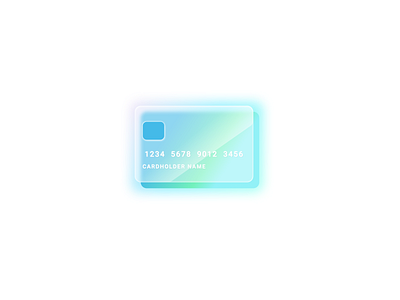 Glass empty state credit card blur card design figma glass icons illustration morphism page skeuomorphism status ui uidesign vector webdesign