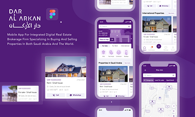 Sale and Rent Property App app design ui ux