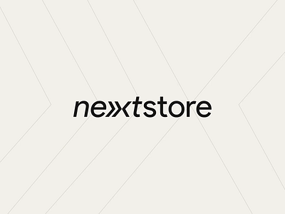 nextstore is the new once.app — rebrand arrow builder design e commerce logo minimalist modernism shopify shopping startup ui vector website