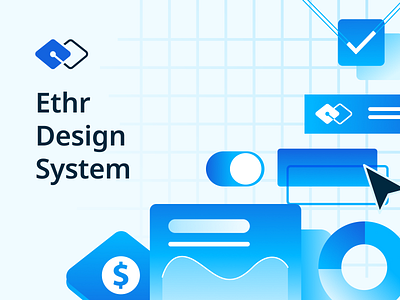Ethr Design System aether branding components data visualization design systems ether ethr figma finance fintech interaction design library mobile product design ui kit uxui variants