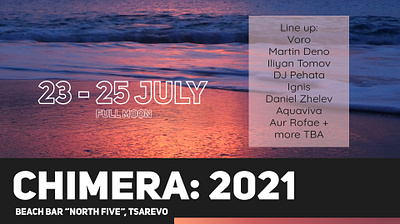 Chimera flyer 2 branding design event flyer graphic design