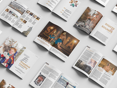 Helsinki Travel Guide design graphic design guide magazine print printdesign printlayout publication travel