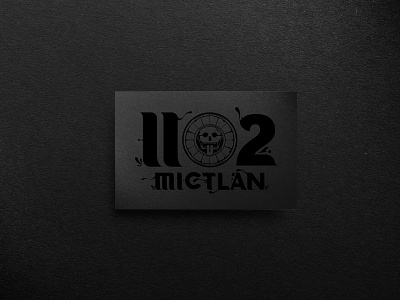 MICTLAN art design drawing illustration logo skull vector