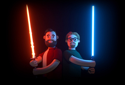 Tom + Ben = 10 3d 3d model character
