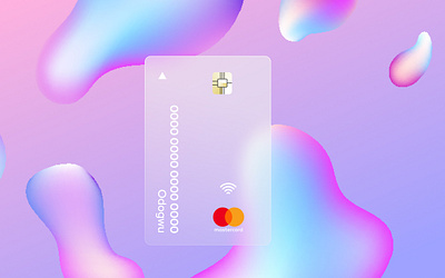 Credit Card Fluid Design branding design ux vector