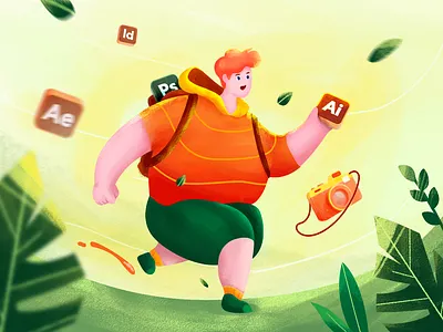 Summer vibes design graphic design illustration vietnam