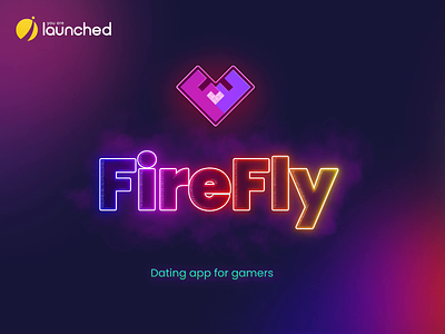 FireFly - Dating App for Gamers animation app beta creative dating design development figma gaming ios iphone mobile app development mvp neon startup studio ui ux