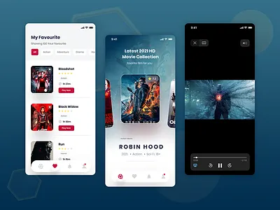 Online movie app concept appconcept appdesign application applicationdesigner appui dailyui designer hire mockup movie online play typography uidesigner uiux userexperience userinterface ux