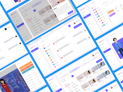 School Webapp Concept for Teachers & Students design designer ui ux uidesign uiux webapp webdesign