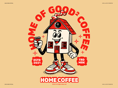 Home Coffee KL barista beans caffeine coffee illustration tshirt vector