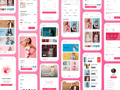 Boutique Shop App Concept botique shop design designer illustration mobile app ui ux uidesign uiux