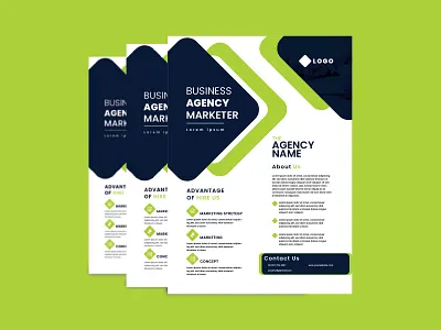 Corporate A4 Flyer Design a4 brochure clean corporate creative design flyer free new print simple