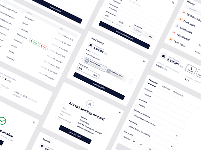 Cryptocoin system elements crypto crypto exchange cryptocurrency dashboard deposit design equal fintech app money navigation payments system elements transactions ui userexperience userinterface ux uxui