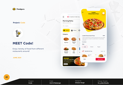 Food Case Study Concept adobe xd animation branding burger chetan delivery design foodie freebie graphic design ill illustration illustrator logo pizza product design ui vector web design