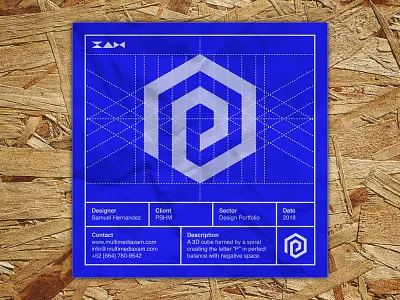 Logo Blueprint Series | PSHM branding design graphic design icon illustration logo typography vector