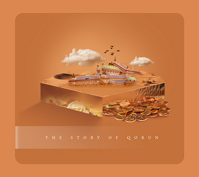 THE STORY OF QORUN design digital imaging photoshop poster design