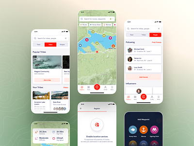 Crumbz - Mobile App app blue boat branding clean dashboard design green illustration location logo map minimal mobile share stats tags trip ui ux