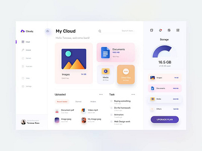 File manager✨ app design illustration ui web