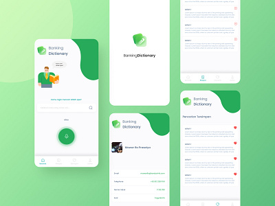 Banking Dictionary App app dictionary mobile regional uiux