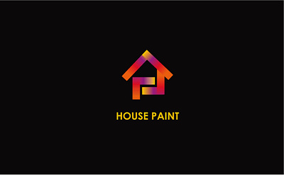 House Paint 3d branding graphic design logo